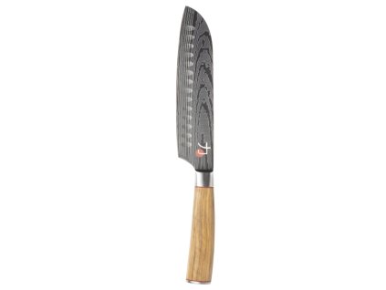 MASTERPRO Nůž Santoku TETSU 17,5 cm nerez dřevo BGMP-4168