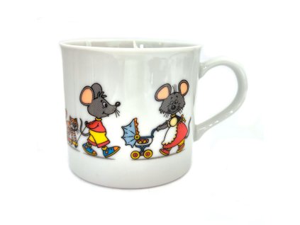Hrnek dětský porcelán 210ml  VAŘILA MYŠIČKA