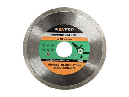Kotouč diamantový plný Ø 115 x 22.2 mm, ENPRO