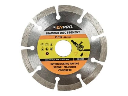 Kotouč diamantový segment Ø 115 x 22.2 mm, ENPRO