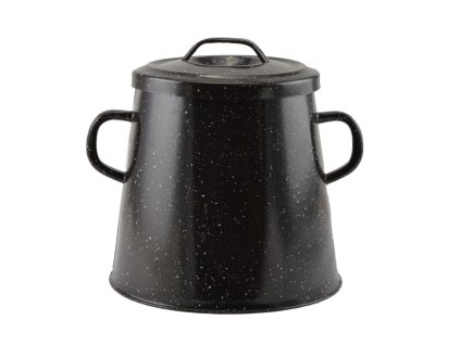 Hrnec smalt na sádlo 10L s poklicí