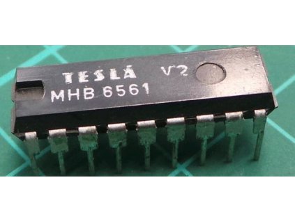 MHB6561 - statická paměť CMOS 256x4, DIL18