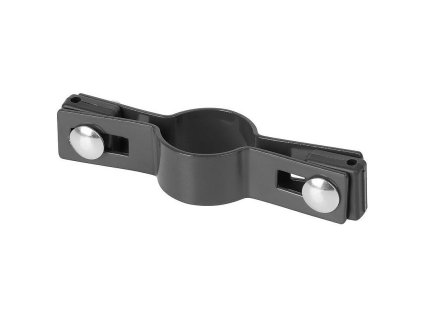 Objímka průběžná EUROSTANDARD RAL7016, antracit, Zn+PVC, 38mm