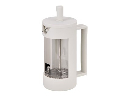 BERGNER Konvice na čaj a kávu LINES French Press 350 ml bílá BG-38360-GY
