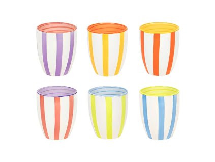 HIT Hrnky na kávu espresso sada 6 ks 180 ml SUMMER HT-24326109