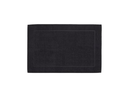 KELA Koupelnová předložka LAVINIA 100% organická bavlna černá 60x100 cm KL-23913