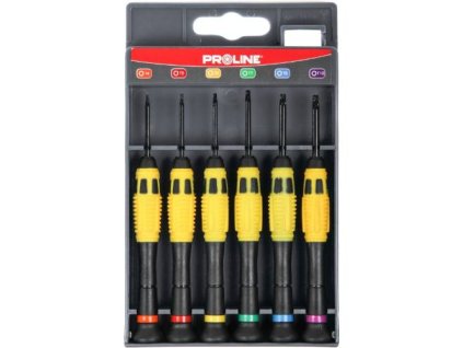 Šroubováky elektro jemné, SET, 6 ks, PROLINE, PROFIX