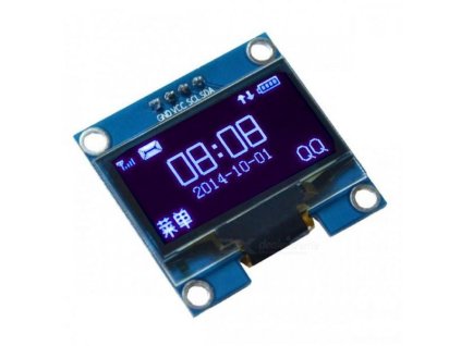 Displej OLED 0,96”, 128x64 znaků, IIC/I2C, 4piny, modrý