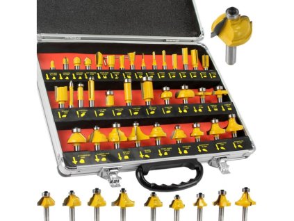 Souprava stopkových fréz 35ks MAR-POL