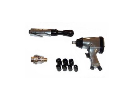 Pneumatická sada 2-dílná, 12ks příslušenství MAR-POL