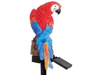 LED solární dekorativní zahradní osvětlení PAPOUŠEK ARA