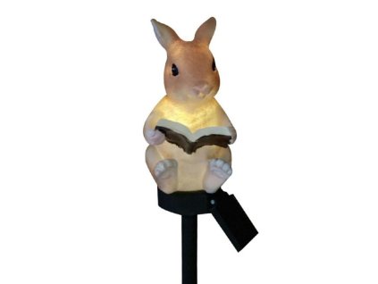 LED solární dekorativní zahradní osvětlení ZAJÍČEK