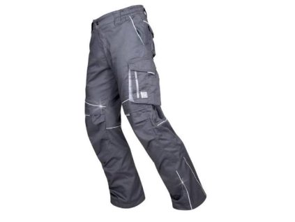 Kalhoty montérkové Summer H6123/XL, tmavě šedé, zkrácené