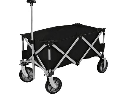 XQMAX Plážový vozík skládací černý KO-DG9000460