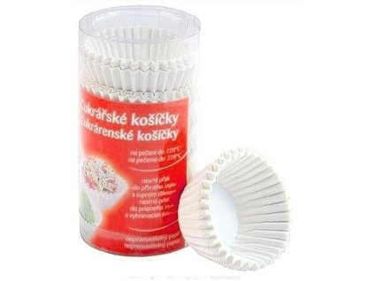 Košíčky papírové cukrářské bílé ¤25mm 200ks  BOX