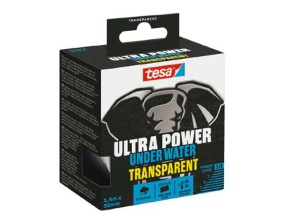 Páska opravná, voděodolná, průhledná, Ultra Power Underwater, TESA