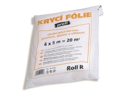 Fólie krycí mikrotenová 4x5m, 12my profi