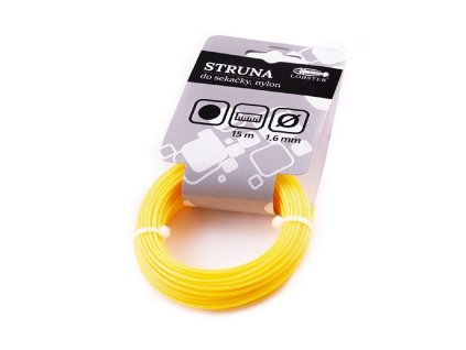 Struna do sekaček kulatá 15m, 1,6mm