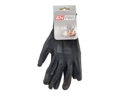 Rukavice pracovní BUCK, velikost 11, černé