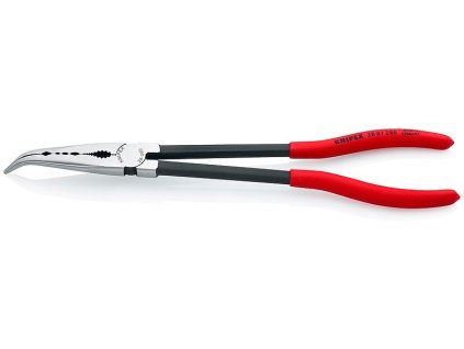 Montážní zahnuté půlkulaté kleště 280 mm Knipex extra dlouhé - 2881280