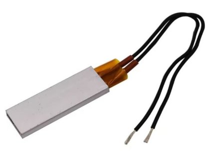 Topné těleso PTC s termostatem, 230V/80W, 120°