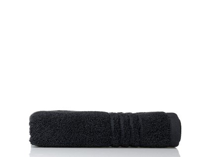 KELA Ručník Leonora 100% bavlna černá 100x50 cm KL-23426