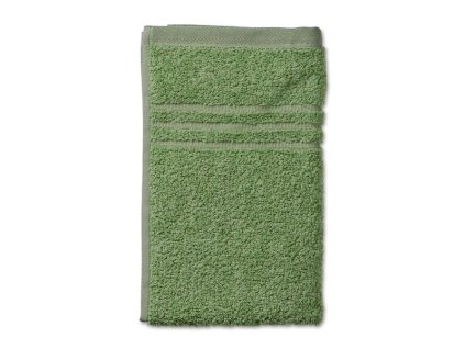 KELA Ručník pro hosty Leonora 100% bavlna prémiová mechově zelená 30,0x50,0cm KL-24613