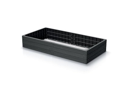 Vyvýšený záhon BASE WOODY antracit 149,2cm