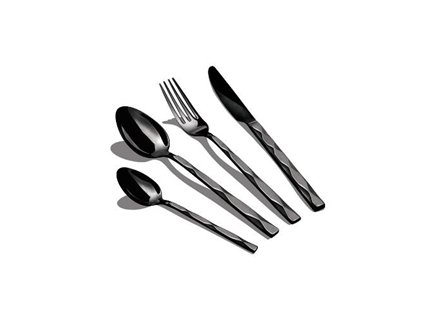 BERLINGERHAUS Sada příborů 24 ks Matte Black Collection BH-3074