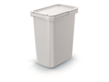 Koš odpadkový s víkem 12L  SYSTEMA popelavá
