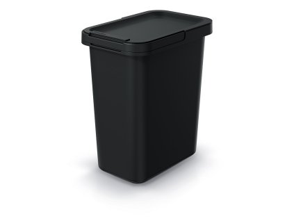 Koš odpadkový s víkem 12L  SYSTEMA černá