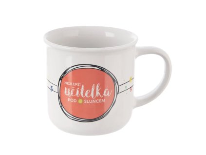 Hrnek porcelán 340ml  NEJLEPŠÍ UČITELKA