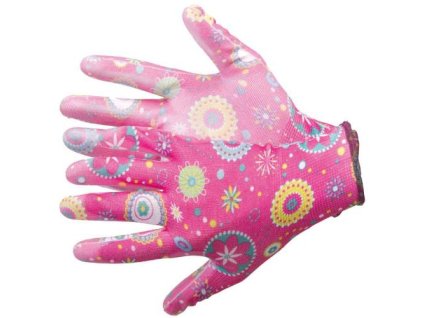 Rukavice PU, růžové, vel. 9, LAHTI PRO, head card