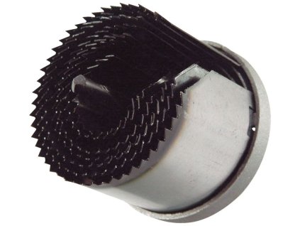 Vrták vykružovací do dřeva nebo sádrokartonu, 7 průměrů: 26-63mm, hloubka do 50mm EXTOL CRAFT