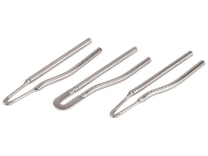 Špičky pájecí, 3ks, mosazné tělo s ocelovou špičkou, pro 8894510, EXTOL PREMIUM