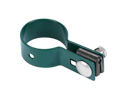 Objímka koncová EUROSTANDARD RAL6005, zelená, Zn+PVC, 38mm