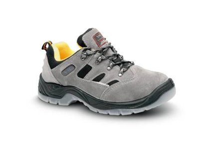 Polobotka pracovní kožená v kombinaci s textilem VALENCIA 2995-O1, velikost 37