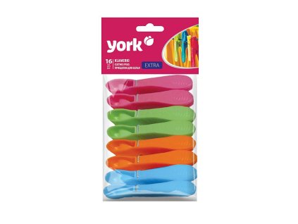 Kolíčky na prádlo YORK LUX 16ks