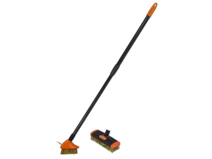 Kartáče na spáry 2ks s teleskopickou rukojetí 80-140cm