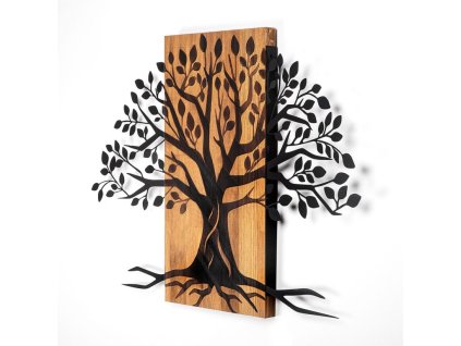 Dekorativní dřevěný nástěnný doplněk - low 382