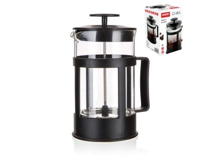 Konvice french press 1000ml sklo/PH/nerez s filtrem  CLARA