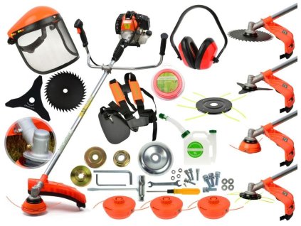 Motorová kosa, křovinořez 42cm³ s příslušenstvím JOHN GARDENER