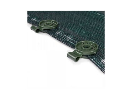 Upínací spona na sítě, tkaniny, zelená BUNGEE CORD CLIPS