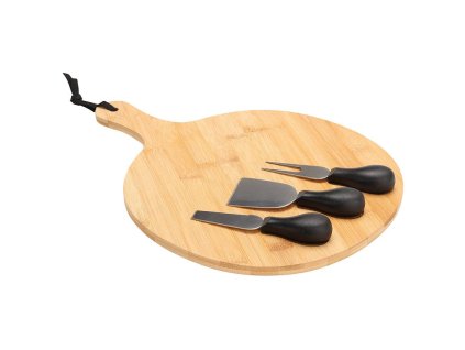 EXCELLENT Sada na krájení sýrů s prkénkem sada 4 ks KO-210001370