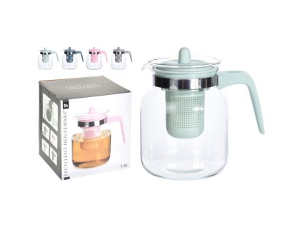 EXCELLENT Konvice na čaj 1,5 l šedá KO-C80652140seda