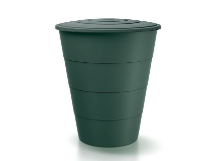 Sud na dešťovou vodu SMOOTH tm. zelený 210l