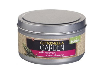 Svíčka bolsius Jar Citronella, rozmarýn