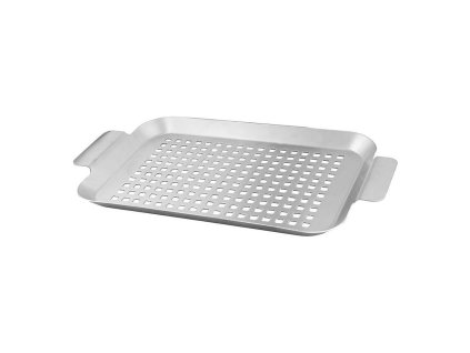 Plech na grilování nerez, 34x18,5x2cm