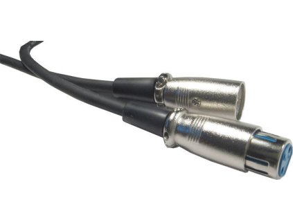 Kabel XLR 3P konektor - XLR 3P zdířka  2m, OFC kabel 6mm