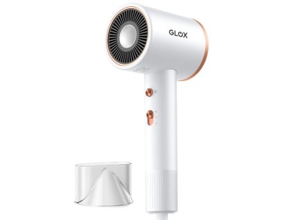 Fén na vlasy s ionizátorem D1, bílý - GLOX